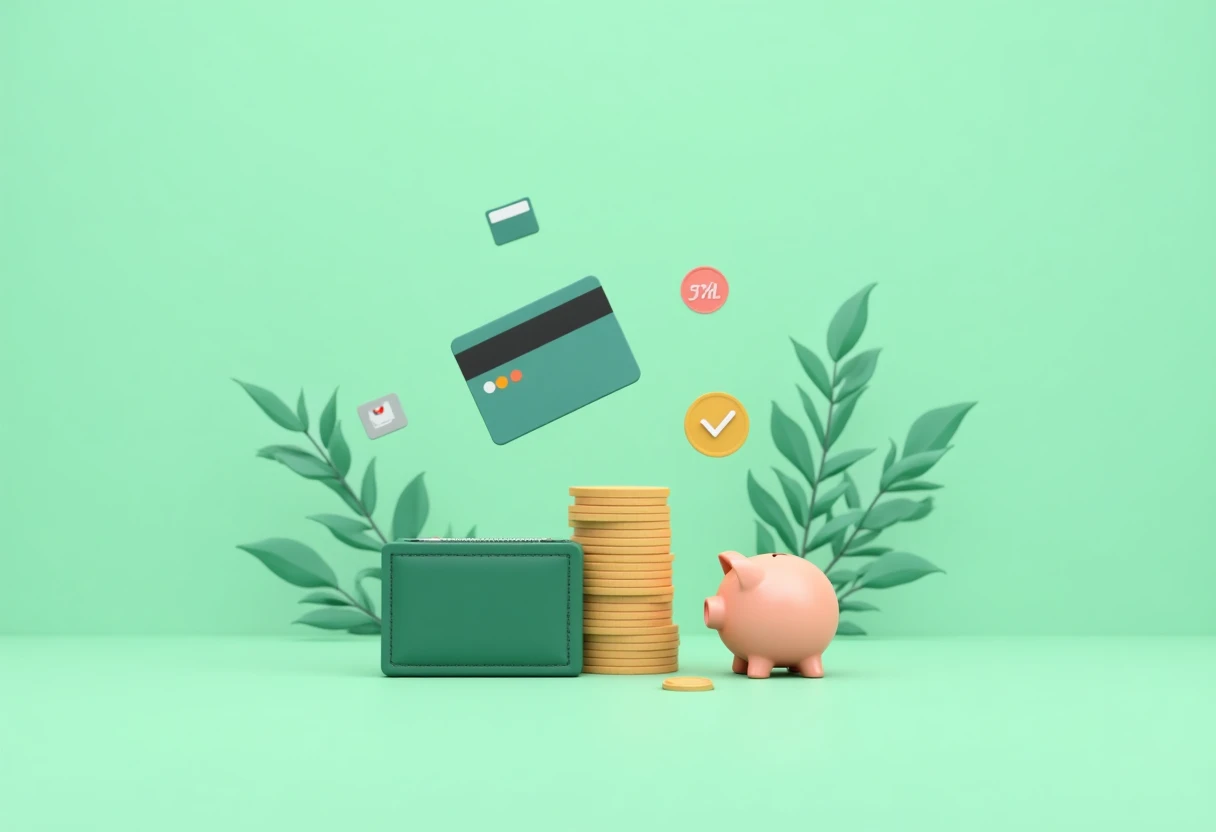 Travel rewards credit card concept