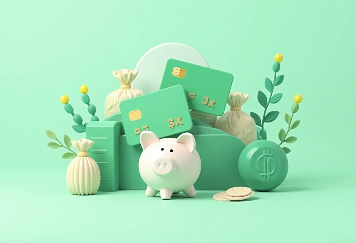Travel rewards credit cards illustration
