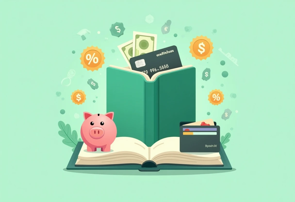 Illustrasjon av cashback og lommebok