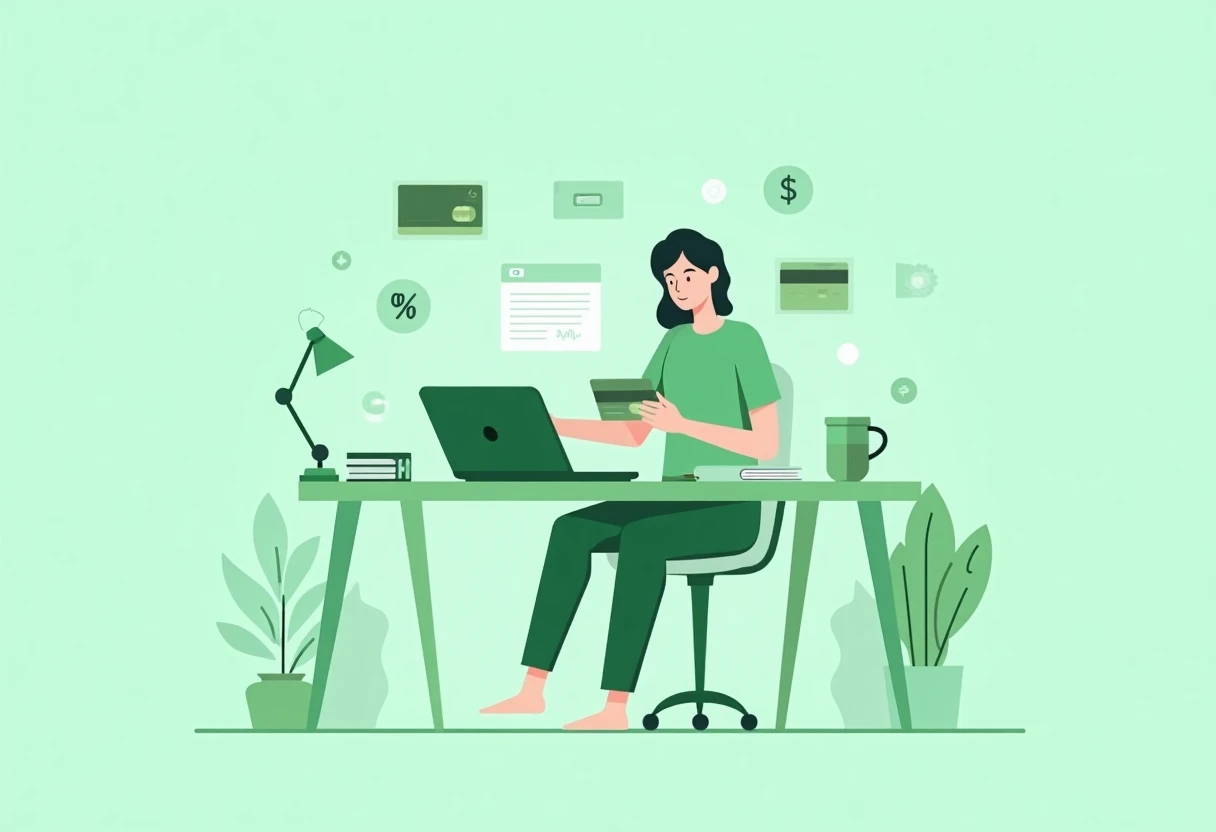 Freelancer managing finances