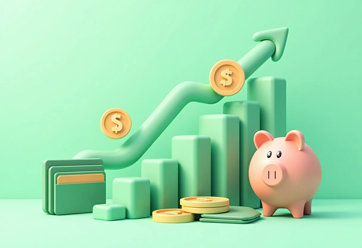 Cashback savings concept