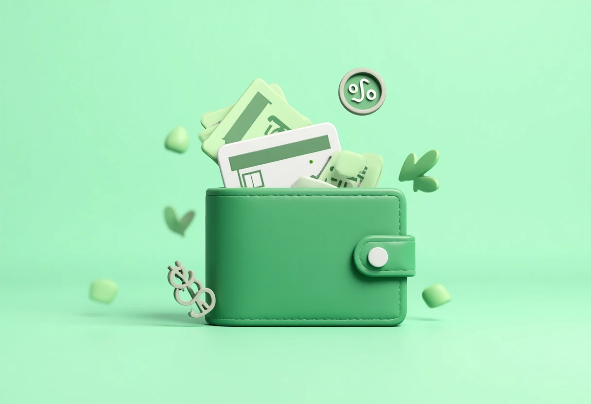 Wallet with cashback rewards