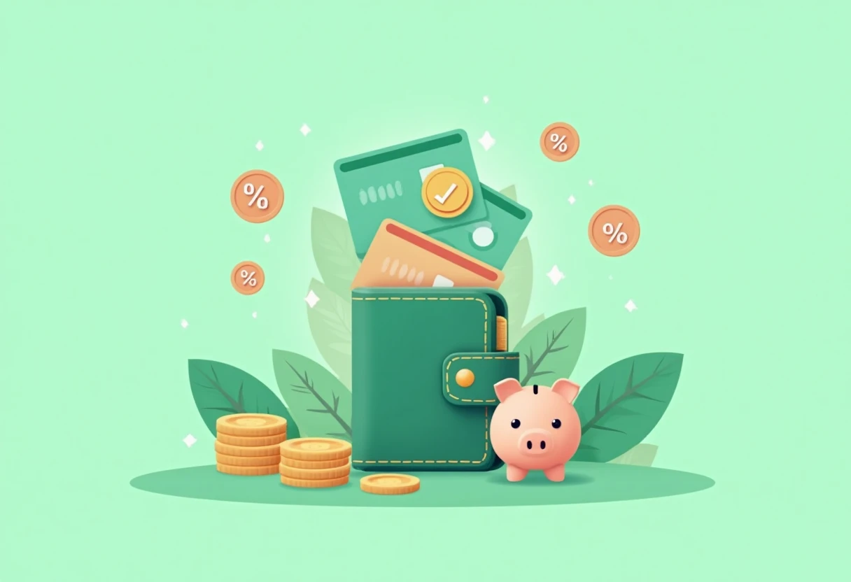Cashback savings illustration