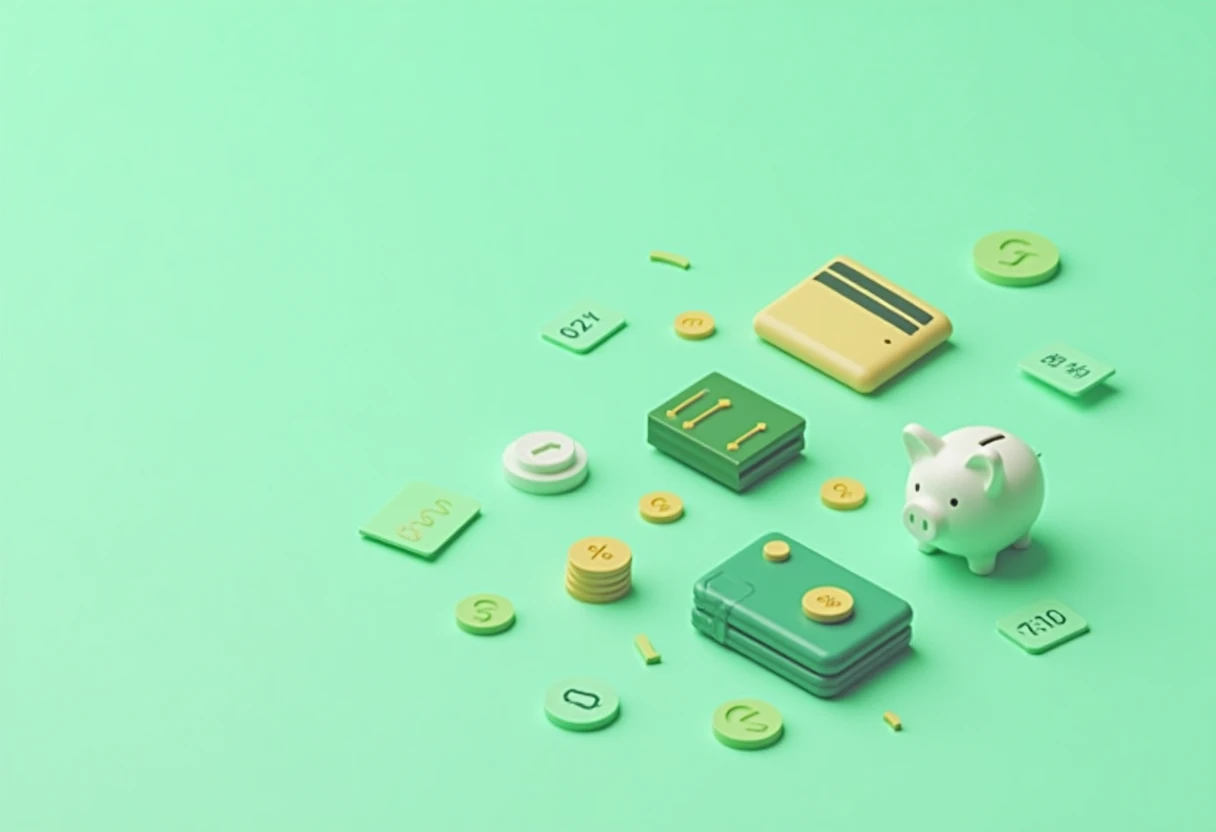 Luxurious credit card concept