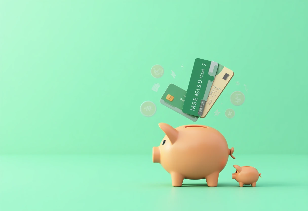 Illustration of cashback credit cards