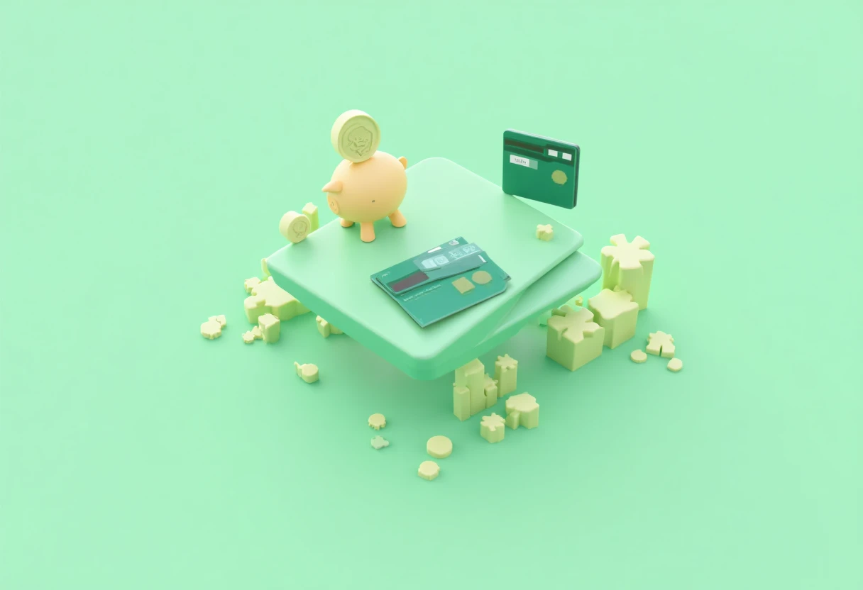 Low-interest credit card illustration