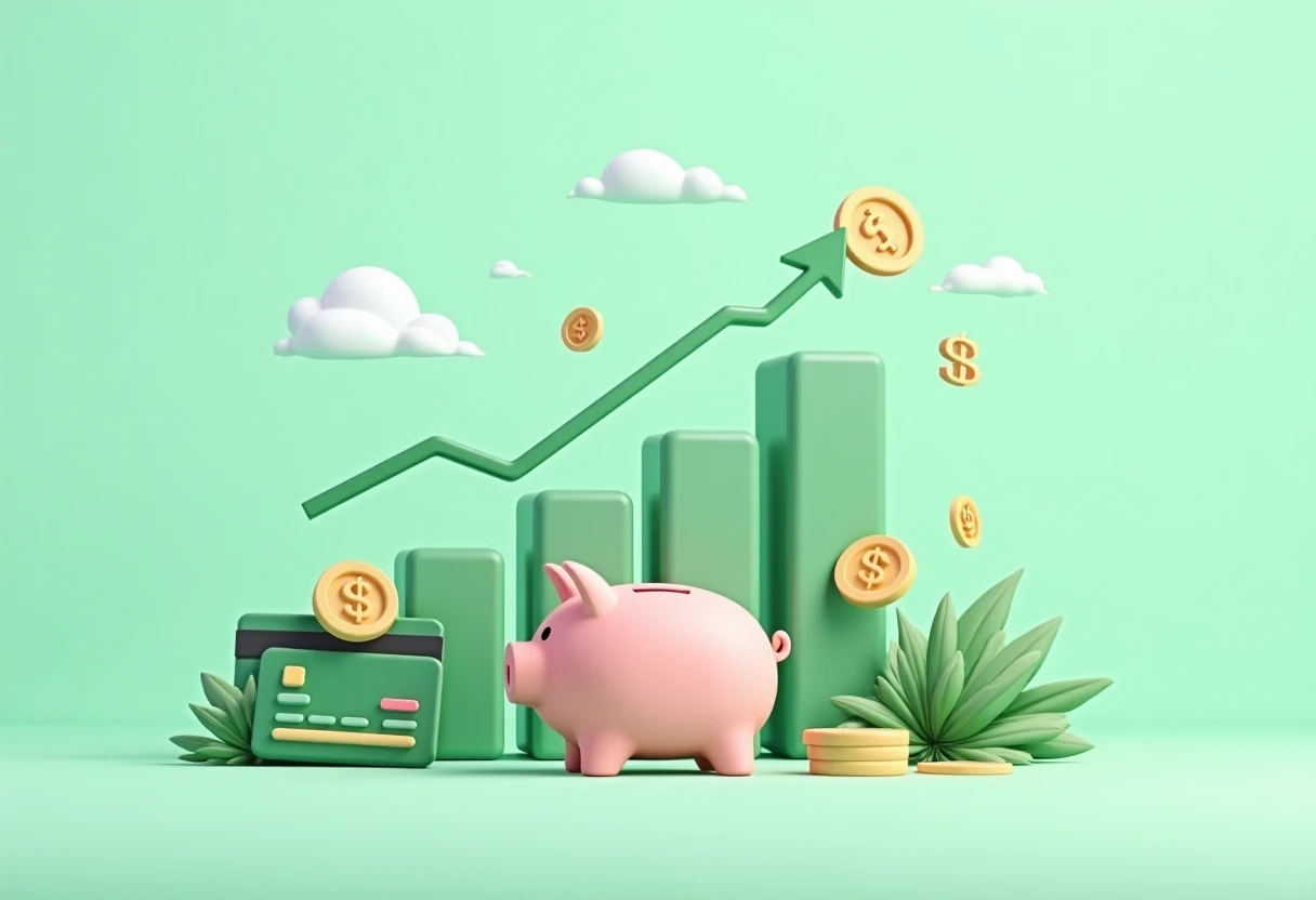 Abstracte iconen van creditcards en cashback