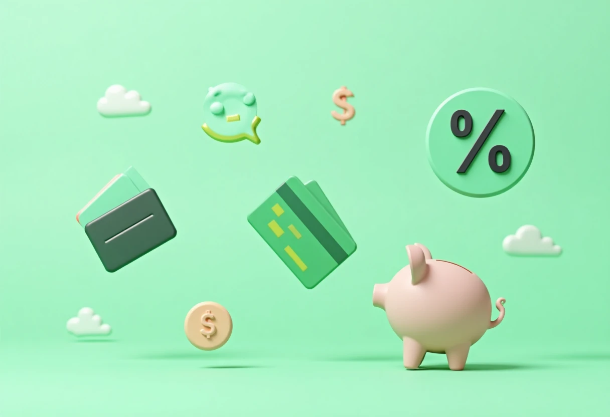 Abstrakte Darstellung von Cashback-Optionen