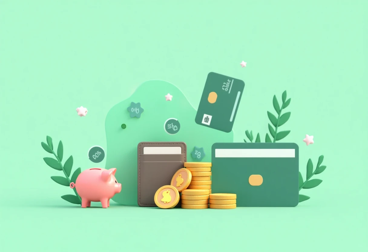 Travel rewards credit card concept