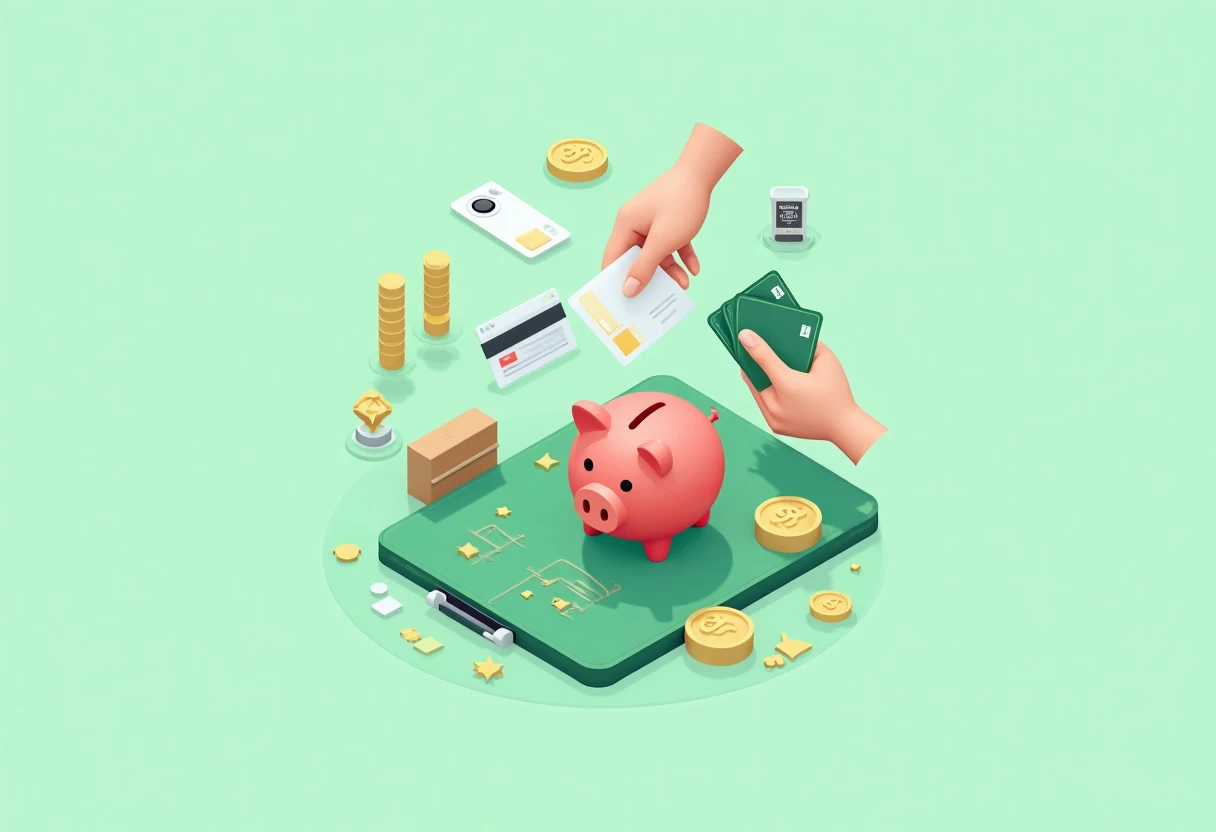 Kredittkort og cashback ikoner