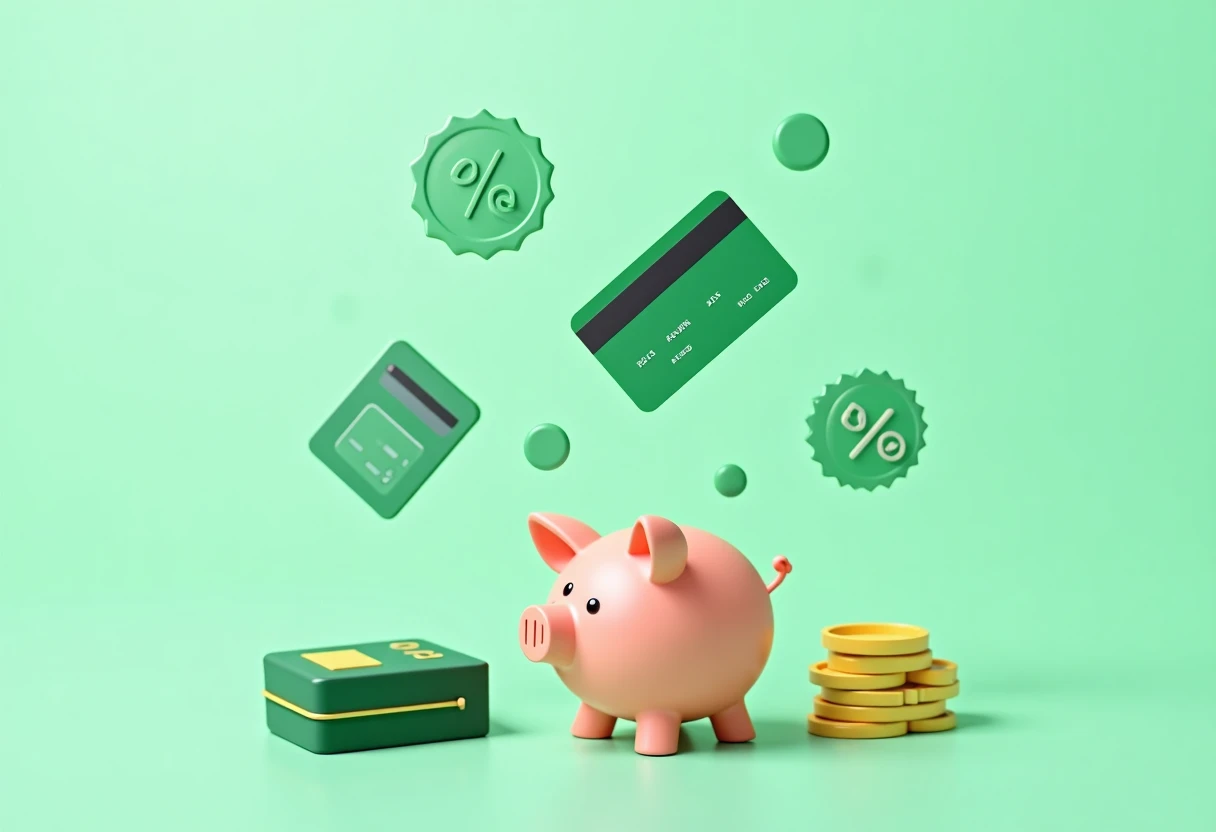 Illustration de cartes cashback