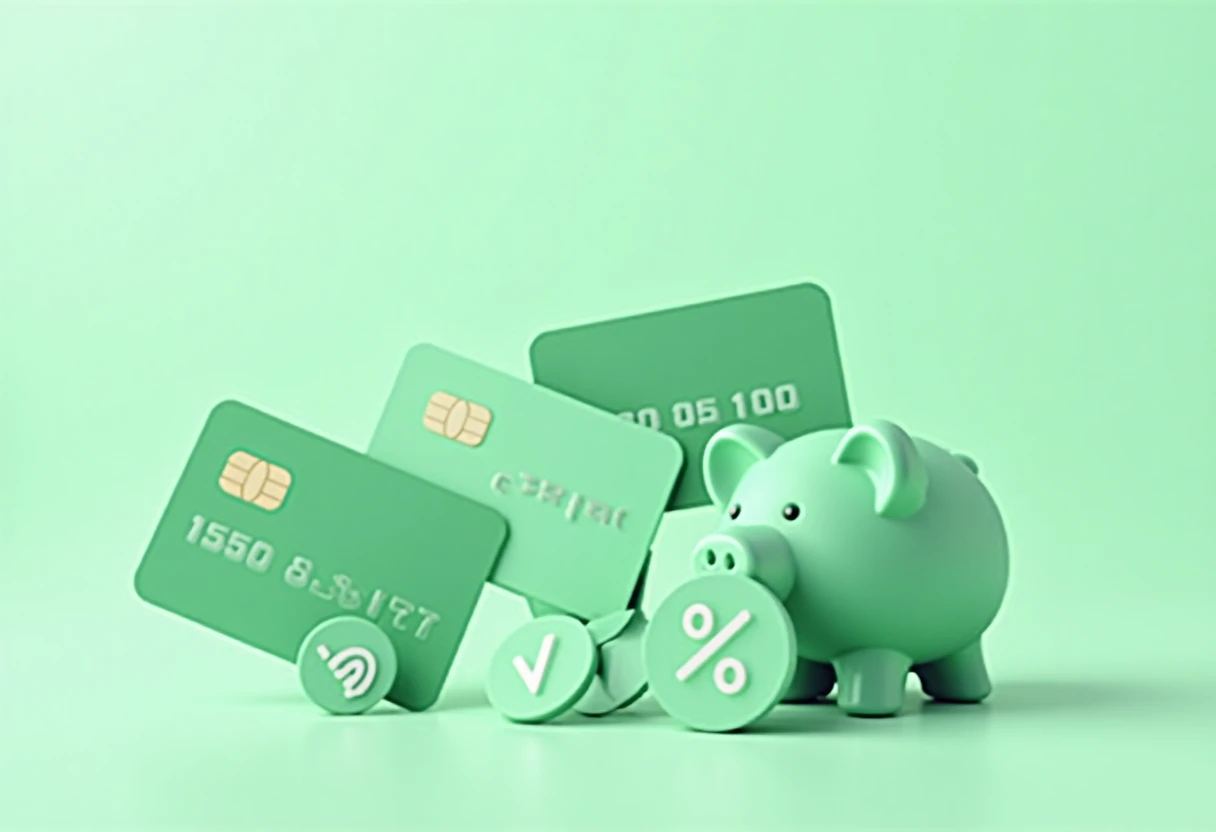 Zero fee credit card illustration