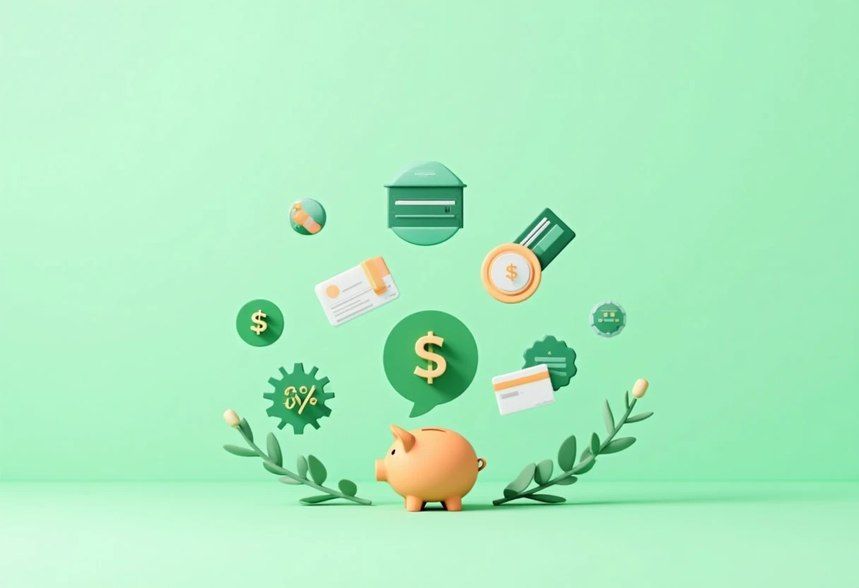 Credit card cashback concept