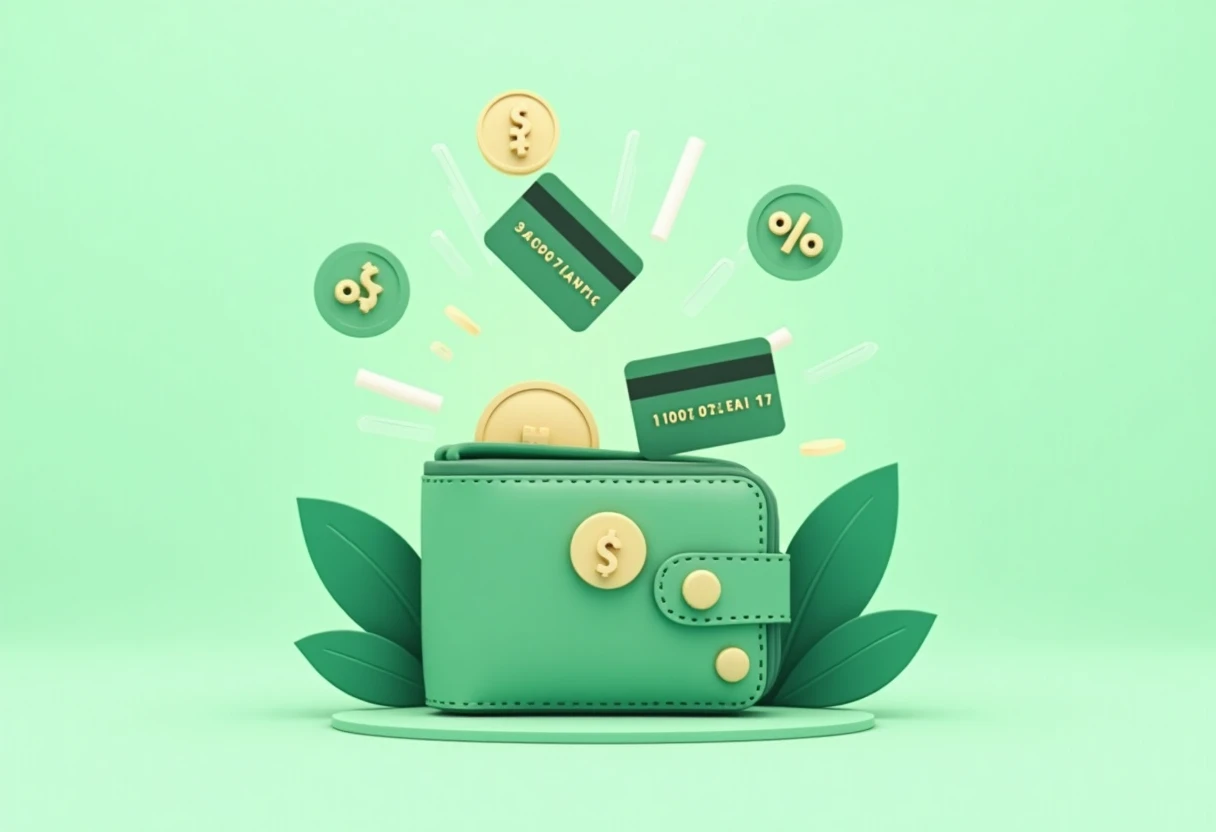 Digital wallet with cashback concept