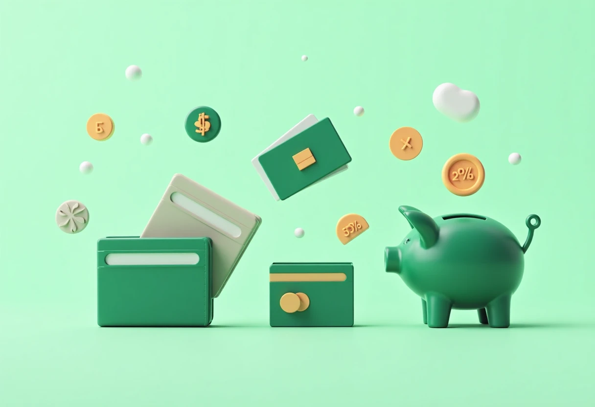 Illustration of cashback credit cards