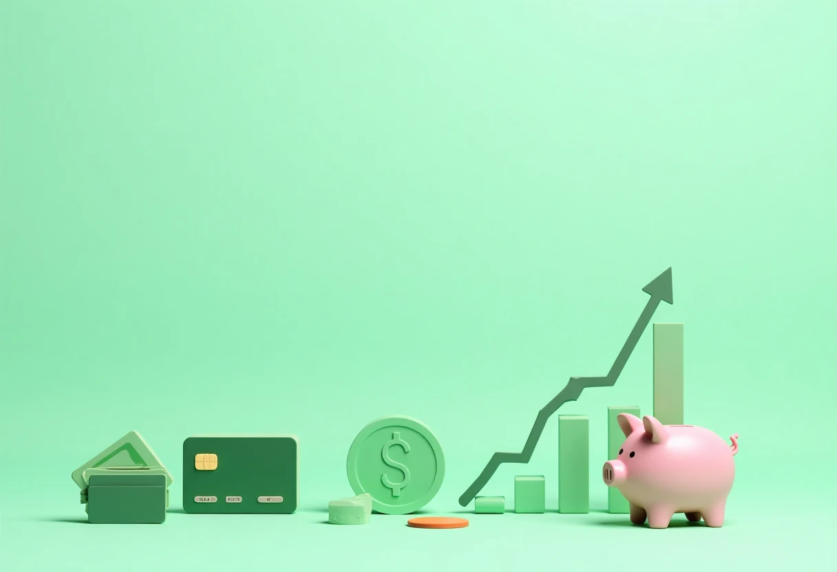 Credit card comparison illustration