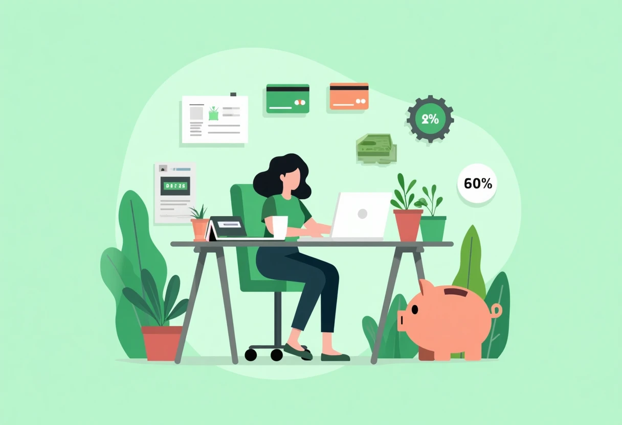 Freelancer managing finances