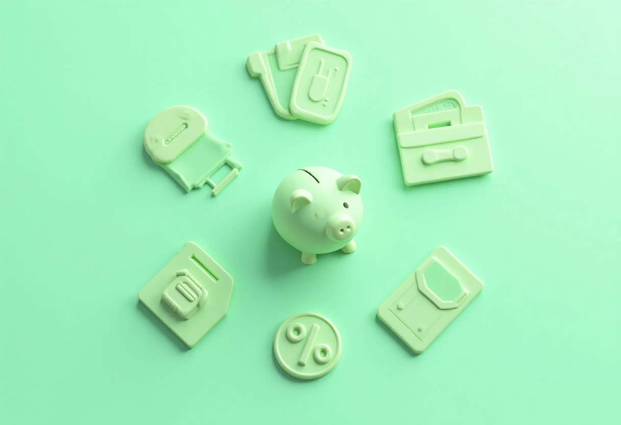 Credit card rewards illustration