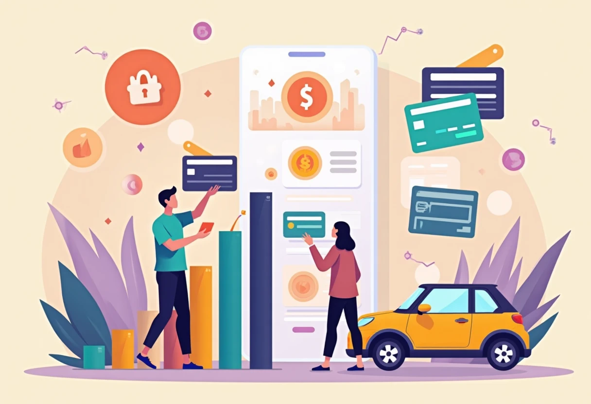 No annual fee credit card concept