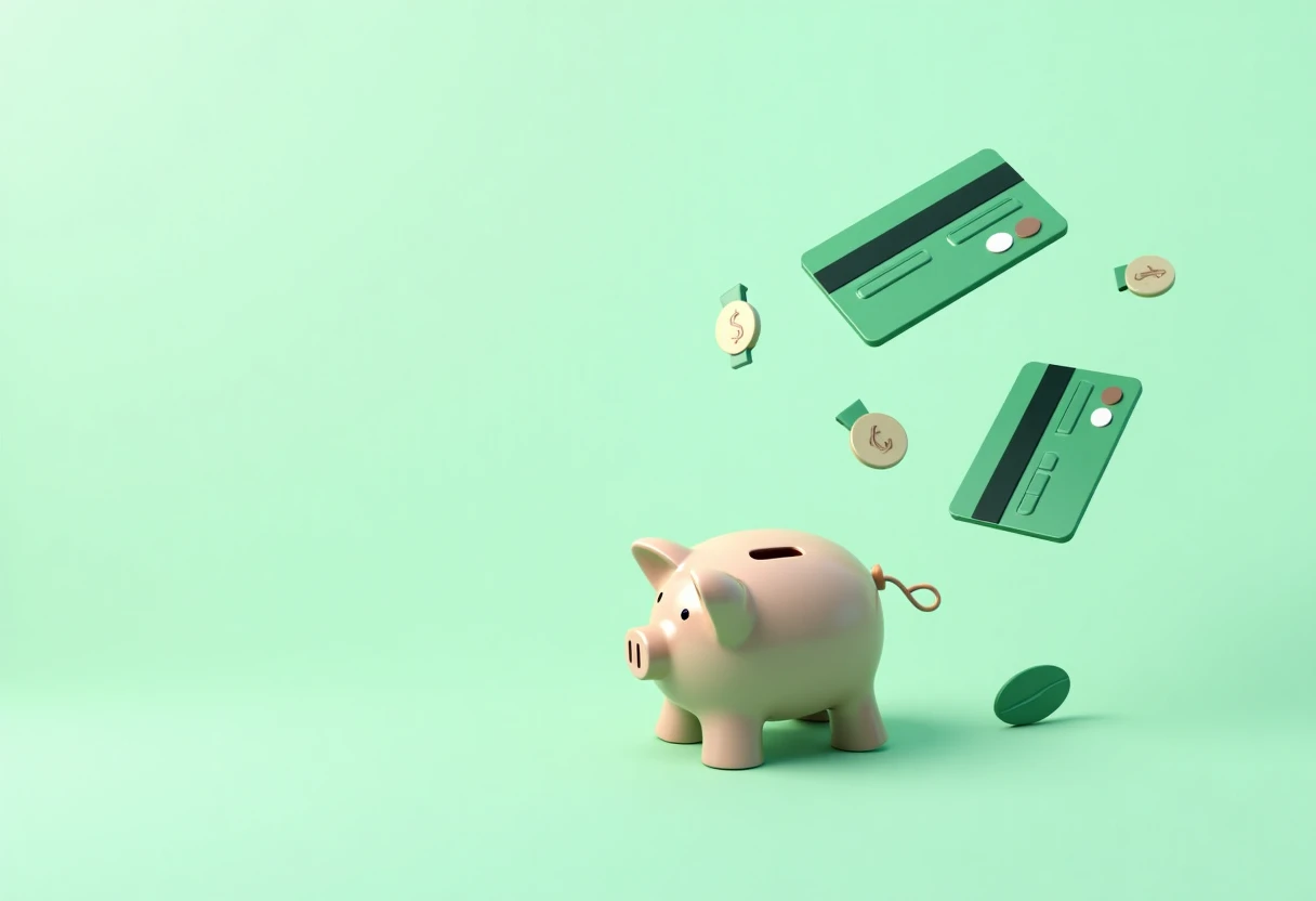 Kredittkort med cashback-symbol