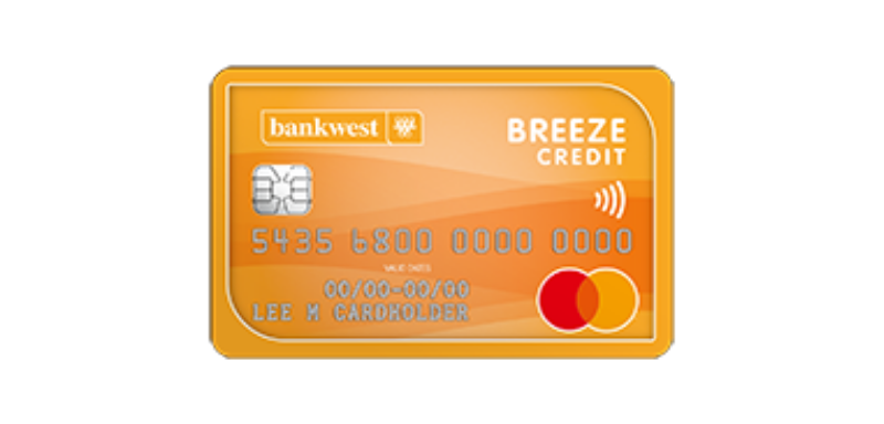 Bankwest breeze mastercard